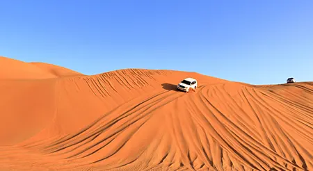 Traversée des dunes