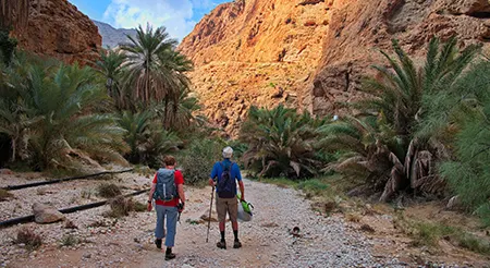 Trekking dans les wadis